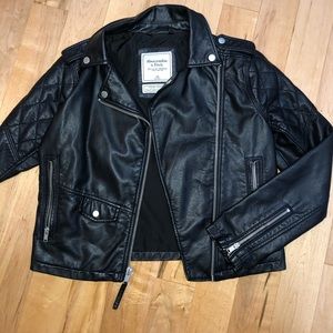 A&F Leather Jacket